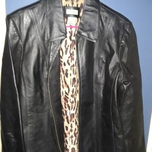 Ladies leather jacket
